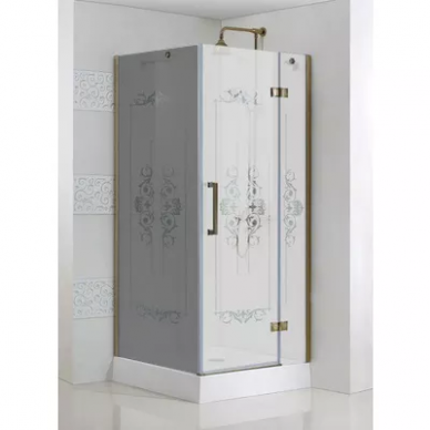 Боковая стенка Cezares Magic Royal Palace (MAGIC-100-FIX-ROYAL PALACE-PP-Br-L) 100х195 см, бронза 0