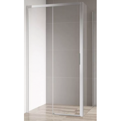 Душевой уголок Cezares Comfort (COMFORT-AH-1-100/90-C-Cr) 100x90 см, профиль хром/стекло прозрачное 0