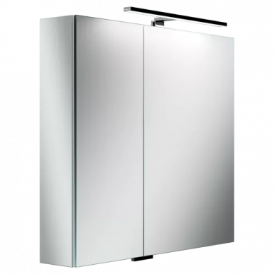 Зеркальный шкаф Sancos Hilton (Z800) 80х74 см, с LED подсветкой 0