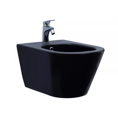 Подвесное биде Aquanet Lake-B2 (00316464) чёрное матовое 0