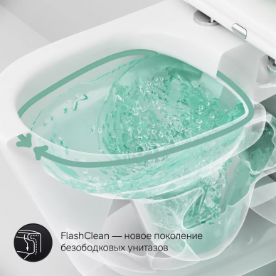 Унитаз подвесной Am.Pm Sense FlashClean (C741701SC) с сиденьем микролифт 10