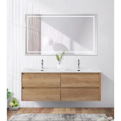 Зеркало BelBagno Kraft (SPC-KRAFT-1400-800-LED-TCH-WARM) с подсветкой, 80x140 см, сатин 7