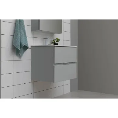 Тумба для ванной Aquanet Алвита New 277512 60 см, серая матовая 5