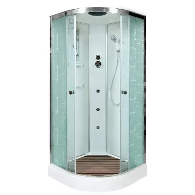 Душевая кабина DTO EM EM1510GM 100x100x220 см, с гидромассажем 1