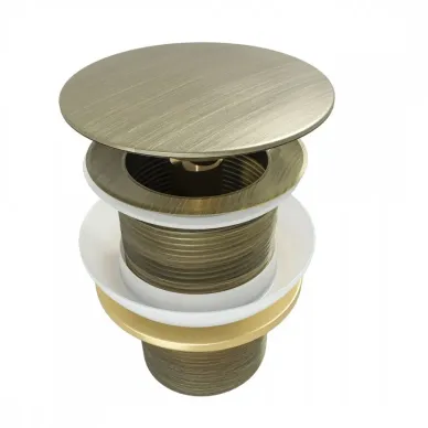 Сливной набор для раковины Teymi Solli T140207 без перелива, click-clack, бронза матовая 8