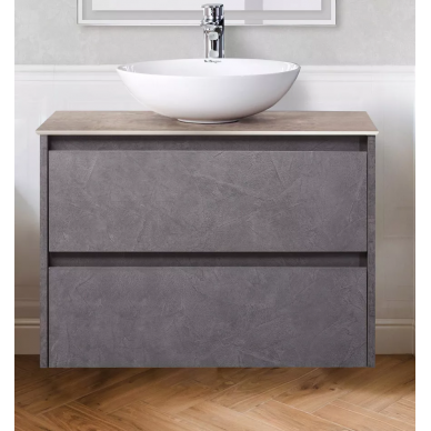 Комплект мебели для ванной Belbagno SET-KRAFT 70 (SET-KRAFT-700-PG-C-BB344-LOY) Pietra Grigio 0