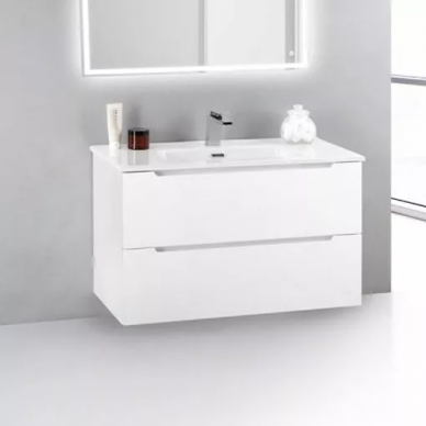 Тумба для ванной Belbagno Etna 39 (ETNA39-800/390-2C-SO-BL-P) Bianco Lucido 2