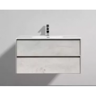 Тумба для ванной Belbagno Pietra (PIETRA-1000-2C-SO-ST) Stucco Cemento Leggero 0