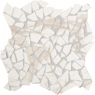fNI6 Roma Diamond Calacatta Schegge Gres Mosaico 30x30 0