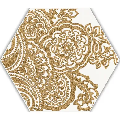 Shiny Lines Gold Heksagon Inserto B 19.8x17.1 0