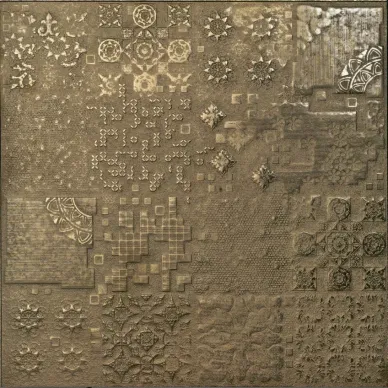 Rendering Gold Decor Lappato 59.55x59.55 0