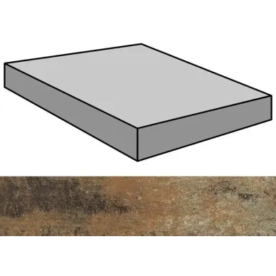 Xtreme Copper Lappato Gradone Rec Ang 59.55x59.55 0