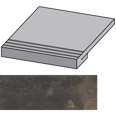 A.Mano Black Natural Gradone Rec-30 29.75x29.75 0