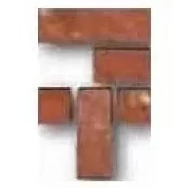 1001056 ANGOLO BISANZIO MARMO ROSSO 6.5x6.5 0