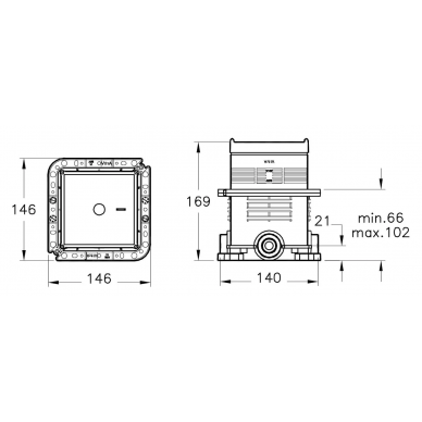 Душевая система Vitra Origin (A4926636EXP) скрытого монтажа (черный матовый) 11