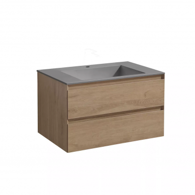 Тумба для ванной Vincea Luka 800 (VMC-2L800NO) (79.2 см) (n.oak) 8