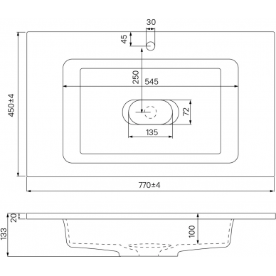 Тумба для ванной Iddis Esper (ESP80W0i95K) 80 см, подвесная, с раковинной, с ящиком, белая 5