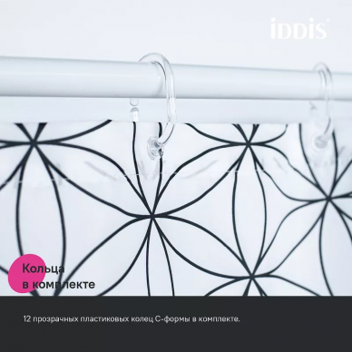 Шторка для ванной Iddis Base (BB04P18i11) 6