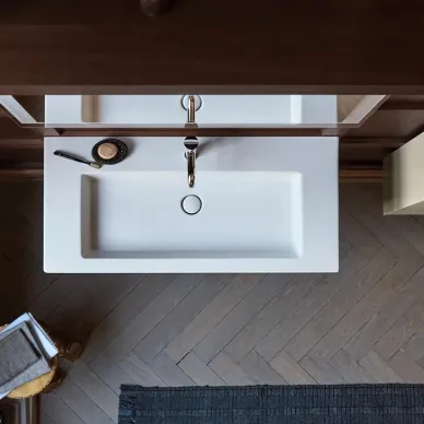 Duravit White Tulip Раковина накладная 105х49см, с переливом, без отв., WonderGliss, цвет: белый	 23631000601 9