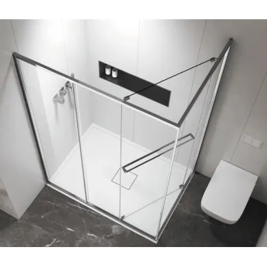 Душевой уголок Vincea Tesi VSRW-7TS9012CL 120х90х195 см, профиль хром/стекло прозрачное 5