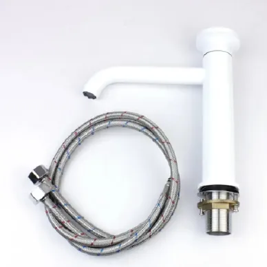 Смеситель для раковины Bronze de Luxe 9009W-G белый/зеленый 8