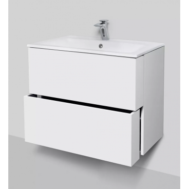 Тумба для ванной Am.Pm Spirit V2.0 (M70AFHX0802WG) (белый, глянец) (80 см) 5
