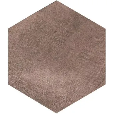 1047331 DOCKLANDS BROWN HEXAGONE 24x27,7 0