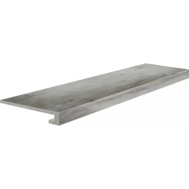 70327 Gradino Costa Retta Dark Grey Ret 33x120 0