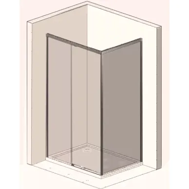 Душевой уголок Vincea Como (VSR-1C9013CL) 130x90х195 см, профиль хром/стекло прозрачное 6