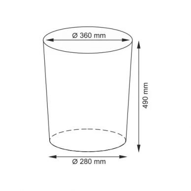 Корзина для белья Wasserkraft Aller (WB-106-M) средняя 6