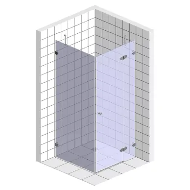 Душевой уголок Cezares Slider AH 1 (SLIDER-AH-1-80-90/100-BR-Cr) 6