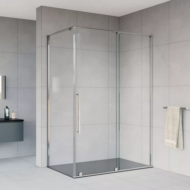 Душевой уголок Vincea Arno (VSR-1A8014CL) 140x80х200 см, профиль хром/стекло прозрачное 6