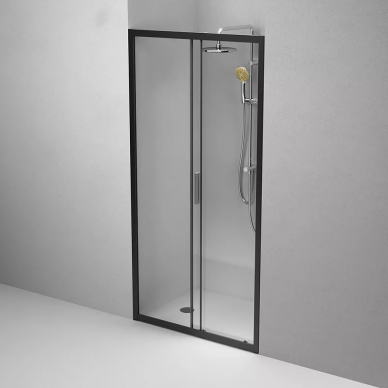 Душевая дверь Am.Pm Gem Solo (W90G-110-1-195BT) 110х195 см, стекло прозрачное/профиль черный матовый 5
