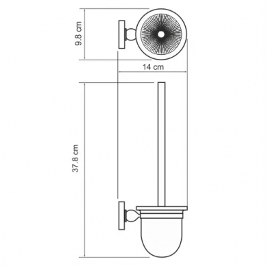 Ершик Wasserkraft Aland (K-8527) хром 1