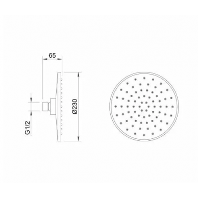 Душевая система Berges Nardis 2R (071003) хром 5