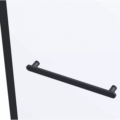 Душевая дверь Vincea Como Soft (VDS-1CS150CLB) 150x195 см, профиль чёрный/стекло прозрачное 8