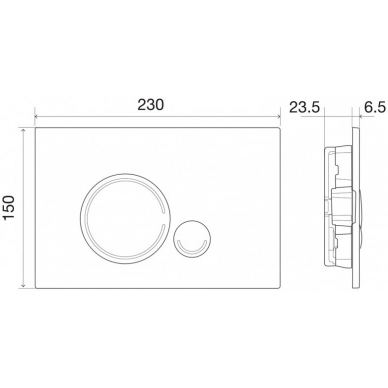 Инсталляция BelBagno Loto (BB070CHR/SC/BB002-80/BB014-SR-BIANCO) в комплекте с кнопкой, унитазом и крышкой микролифт (4 в 1) 5
