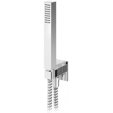 Ручной душ Cezares Porta (PORTA-DEFA-01) с шлангом и держателем (хром) 0
