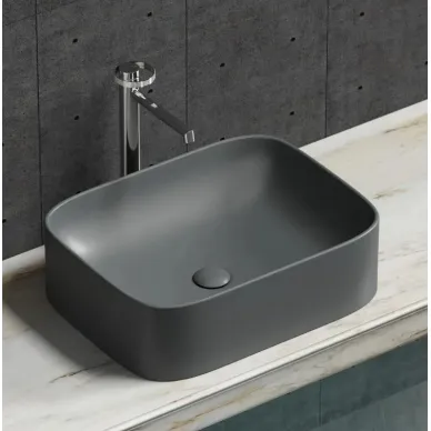Раковина накладная Ceramicanova Element (CN6052MDH) (50.5 см) темный антрацит матовая 5
