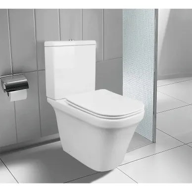 Унитаз напольный Azario Candy (AZ-1503B) безободковый с сиденьем микролифт 14