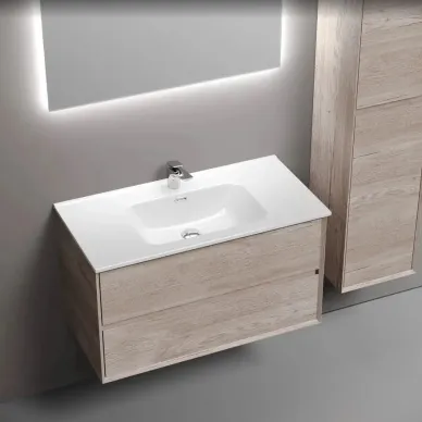 Тумба для ванной Sancos Marmi 2.0 MR2.090EG 89см, дуб галифакс натуральный 9