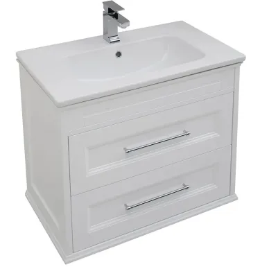 Тумба для ванной Aquanet Бостон М 209677 80 см, белая матовая 7