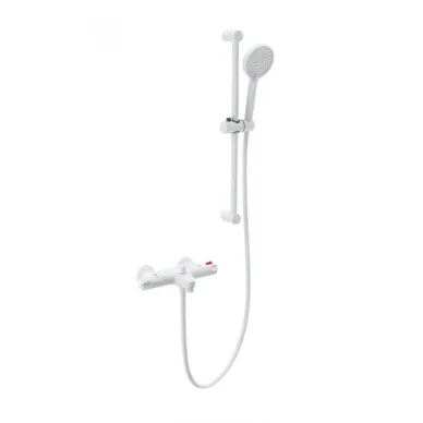 Смеситель для ванны Wonzon & Woghand WW-C2001-A-MW термостатический, белый матовый 0