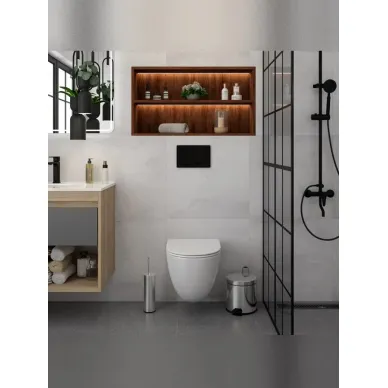 Унитаз подвесной Teymi Lina Vortex T40116 микролифт, белый 2