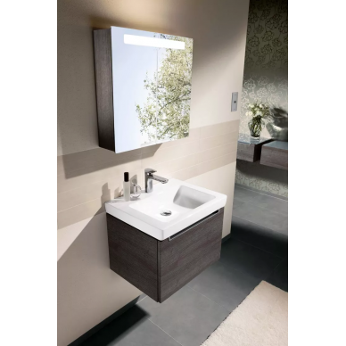 Тумба для ванной Villeroy & Boch Subway 2.0 (A68800N9) (серый матовый) (65 см) с раковиной 4