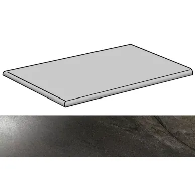 Materia Black Lappato Ang 44.63x89.46 0