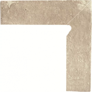 Scandiano Beige Цоколь правый структурный 2-х элем. 30х8,1 0