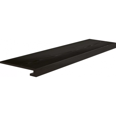 70554 Gradino Costa Retta Black 33x120 0