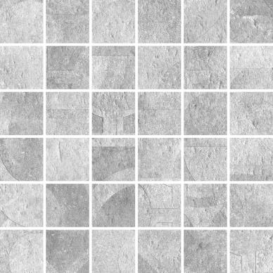 62169 Mosaico Vintage 4,7x4,7 Grey 30x30 0
