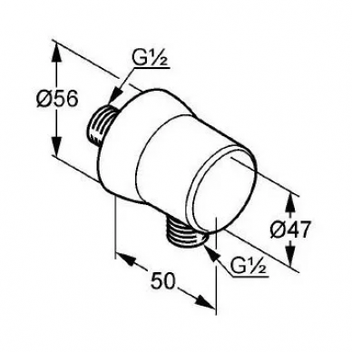 Шланговое подключение Kludi Balance (5206105-00) 1